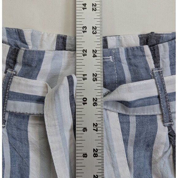 Abercrombie & Fitch Linen Blend Paperbag Waist Pleated Shorts Size Small Women's - Picture 8 of 9